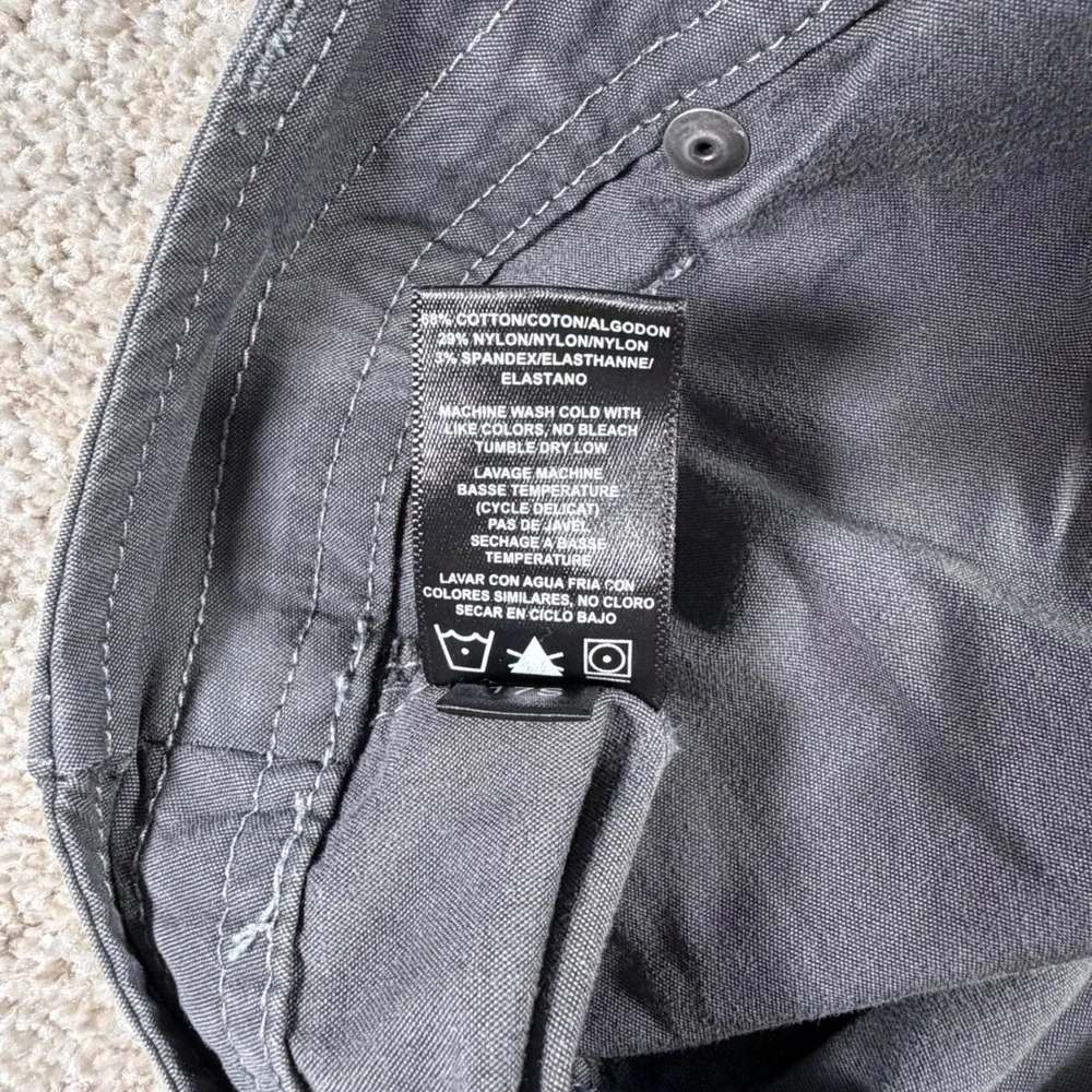 Kuhl Hiking Pant Women 12 REG 34x30) Gray Articulated Knee‎ Straight Utility